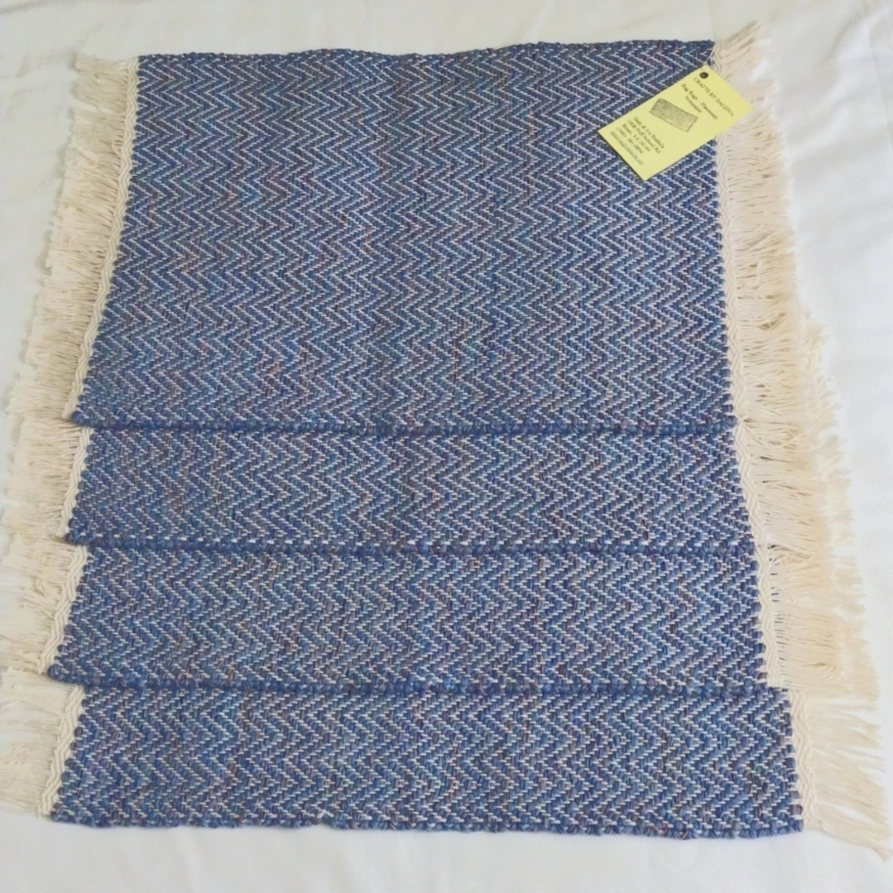 Woven Place Mats Set of 4 Cotton Blend Crafts by Daleiva Made in USA